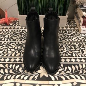Black ankle boots